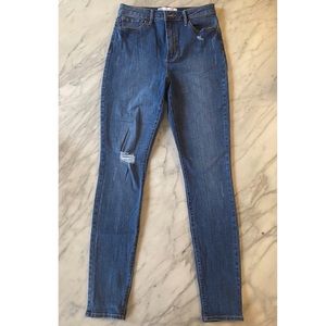 RSQ Super High Rise Medium Wash Jeggings - 7L